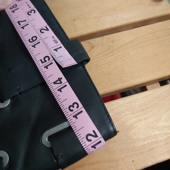 Arturo Chiang Black Leather Tall Boots Knee High Low Heel - Picture 16 of 16